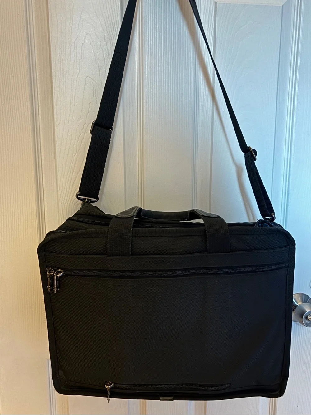 TUMI Alpha Ballistic Laptop Business Briefcase In Black with Laptop Protection